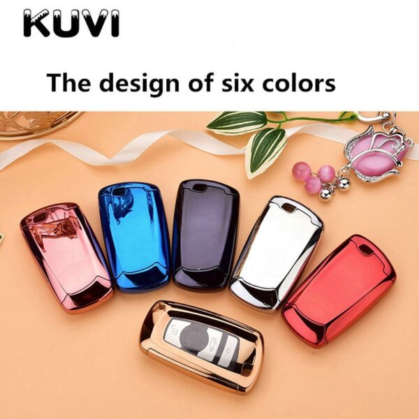 Car Key Case Cover For Bmw 520 525 F30 F10 F18 118i 320i 1 3 5 7 Series X3 X4 M3 M4 M5 Key Soft Tpu Pc Protection Key Shell - - Racext™️ - - Racext 5