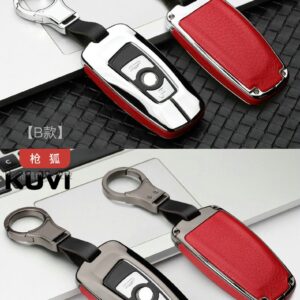Car Key Case Cover Genuine Leather Galvanized Alloy For Bmw 1 3 4 5 6 7 Series X3 X4 M2 M3 M4 M5 M6 Gt3 Gt5 - - Racext™️ - - Racext 4