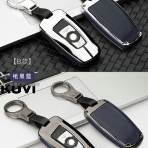 Car Key Case Cover Genuine Leather Galvanized Alloy For Bmw 1 3 4 5 6 7 Series X3 X4 M2 M3 M4 M5 M6 Gt3 Gt5 - - Racext™️ - - Racext 6