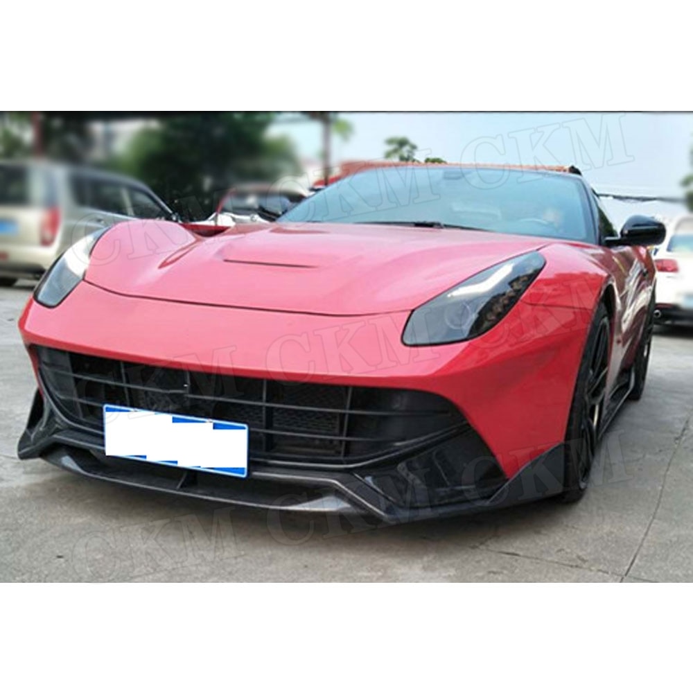 Carbon Fiber D Style Body Kit Front Lip Side Skirts Rear Bumper