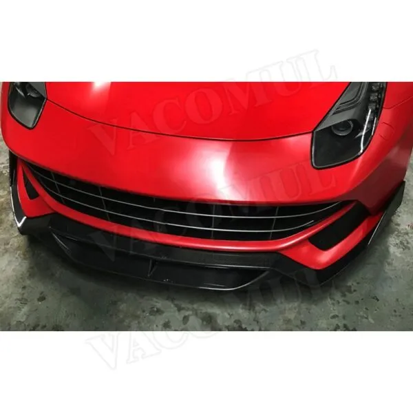 Carbon Fiber Front Bumper Lip Spoiler Case for Ferrari F12 Berlinetta 2013-2016 FRP Head Chin Shovel Protector Car Styling - - Racext 3