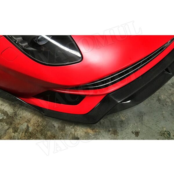 Carbon Fiber Front Bumper Lip Spoiler Case for Ferrari F12 Berlinetta 2013-2016 FRP Head Chin Shovel Protector Car Styling - - Racext 6