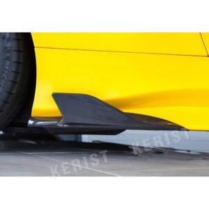 Carbon Fiber Rear Side Skirt Lip For Ferrari 488 GTB GTS Spider 2015-2018 - - Racext 8