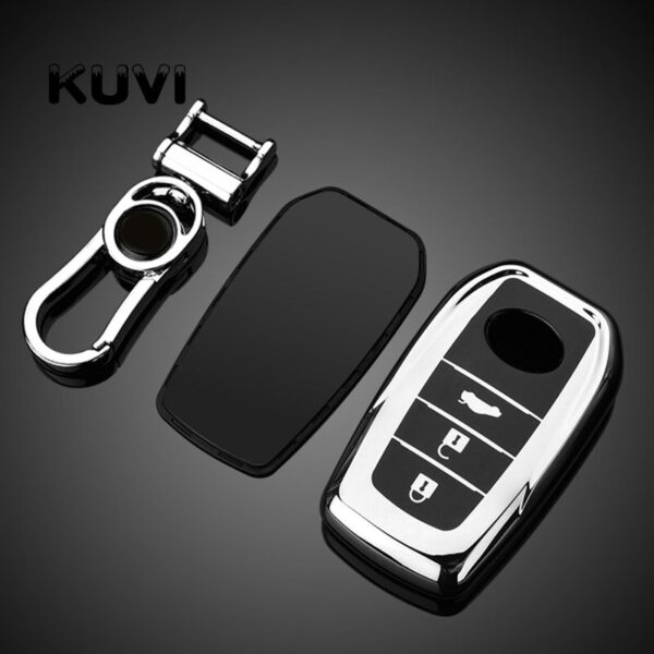 Colorful Tpu Car Remote Key Case Cover Fob For Toyota Corolla Rav4 Auris Crown Camry Prius Chr Prado Crown Land Cruiser 200 Aygo - - Racext™️ - - Racext 2