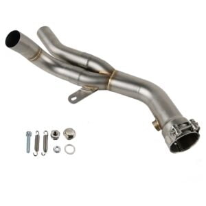 De-cat Mid Pipe Muffler Exhaust for Yamaha YZF-R1 YZFR1 YZF R1 2009-2014 2013 2012 2011 2010 Stainless Steel Decat Eliminator - - Racext 9