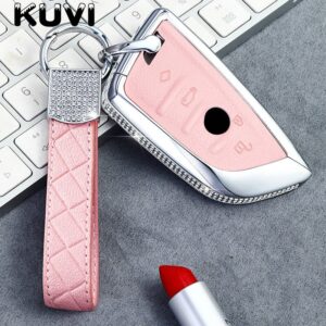 Car Styling Key Case Key Cover Shell Protector For Bmw X5 F15 X6 F16 G30 7 Series G11 X1 F48 F39 Diamond Leather - - Racext™️ - - Racext 9