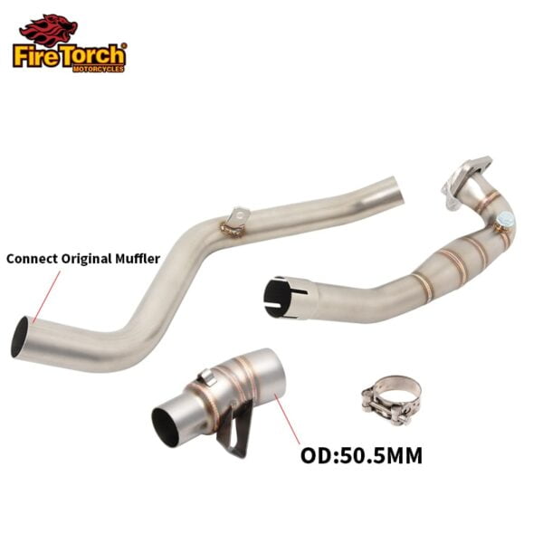 For Honda X-ADV 750 X ADV750 ADV 2017-2021 Full System Motorcycle Exhaust Pipe Muffler Escape Modified Tube Header Link Pipe - - Racext 6