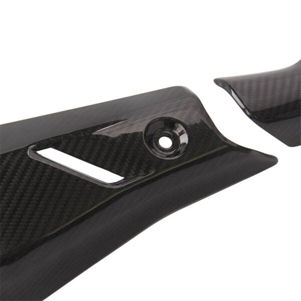 For Honda X-Adv750 Adv 750 Motorcycle Exhaust System Middle Carbon Fiber Connection Pipe Heat Shield Cover Guard Anti-Scald Shie - - Racext 4