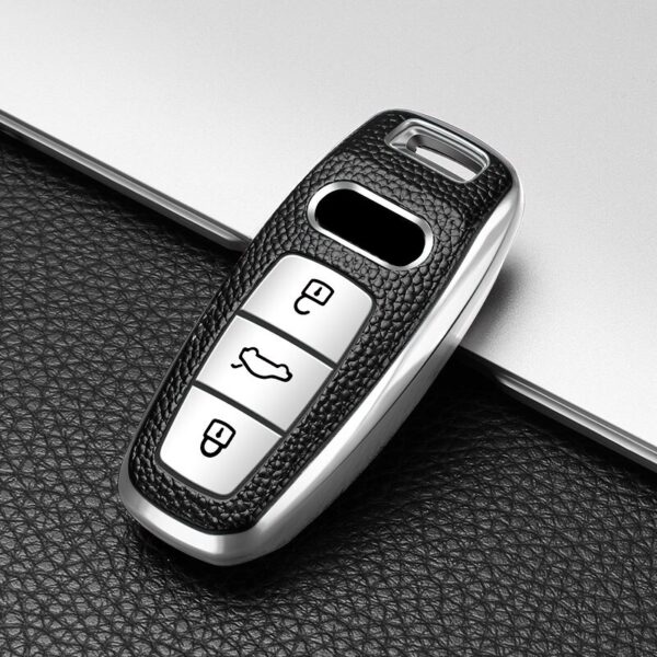 Hot Selling Leather Tpu Car Key Case Cover Bag For Audi A6 C8 A7 A8 Q8 2018 2019 Car Durable Car Styling - - Racext™️ - - Racext 4