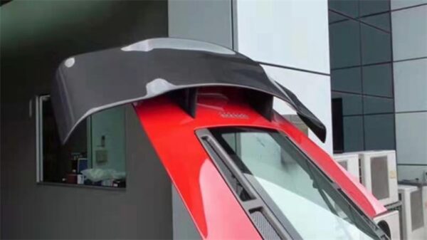 High Quality Carbon Fiber Rear Trunk Lip Roof Spoiler Splitter Wing Fits For Ferrari F430 2005 2006 2007 2008 2009 - - Racext 5