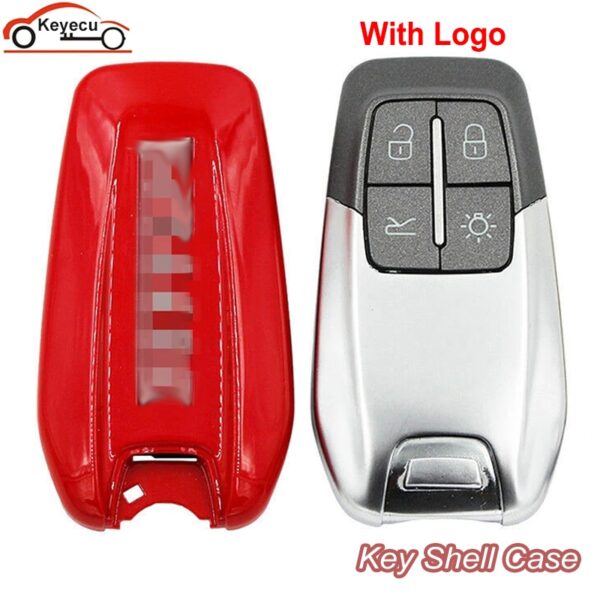 Car Key Shell Case Fob For Ferrari 458 588 488gtb Laferrari With Uncut Blade 4 Buttons Replacement Remote - - Racext™️ - - Racext 1