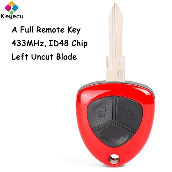 Smart Remote Control For Ferrari F430 2005 2006 2007 2008 2009 Car Key With 3 Buttons 433mhz Id48 Chip Fob - - Racext™️ - - Racext 2