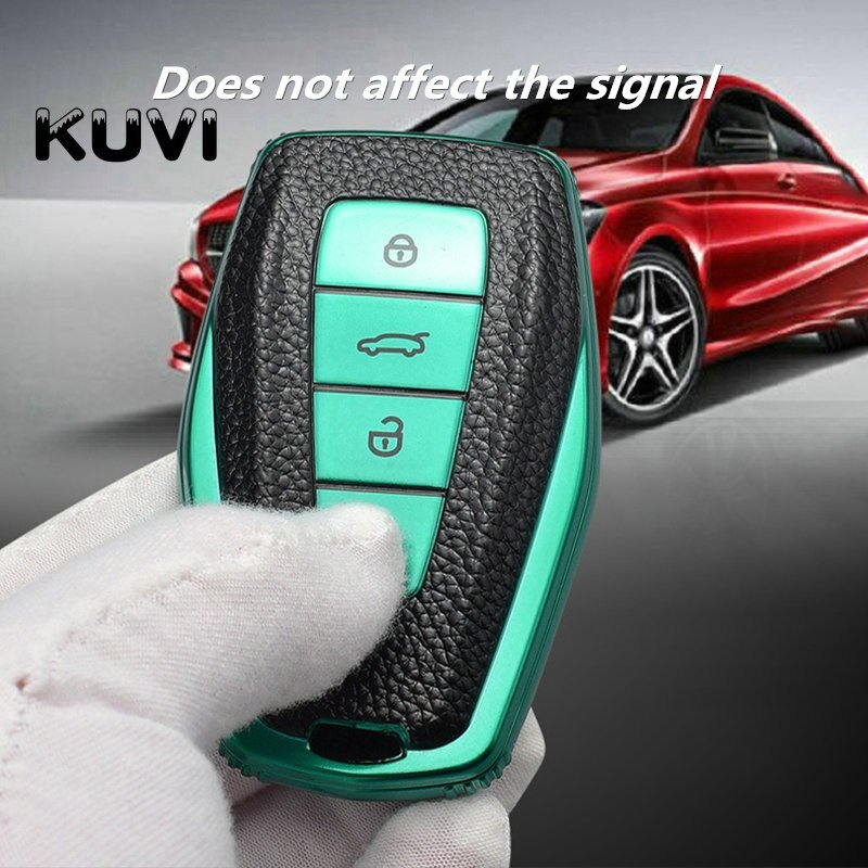 Leather-Car-Remote-Key-Case-Cover-For-Geely-Coolray-Atlas-Boyue-NL3-Emgrand-X7-EX7-SUV-4 Leather Car Remote Key Case Cover For Geely Coolray Atlas Boyue Nl3 Emgrand X7 Ex7 Suv Gt Gc9 Borui Auto Key Protect Holder - - Racext™️ - - Racext 5