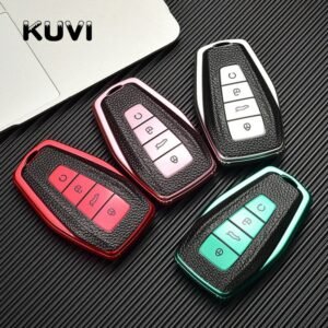 Leather Car Remote Key Case Cover For Geely Coolray Atlas Boyue Nl3 Emgrand X7 Ex7 Suv Gt Gc9 Borui Auto Key Protect Holder - - Racext™️ 16 - Racext Leather Car Remote Key Case Cover For Geely Coolray Atlas Boyue Nl3 Emgrand X7 Ex7 Suv Gt Gc9 Borui Auto Key Protect Holder - - Racext™️ - - Racext 15
