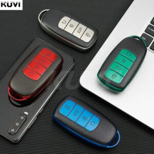 Leather Tpu Car Key Cover Case For Chery Tiggo 8 Pro Tiggo 8plus New 5 Plus 7pro Shell Bag Protector - - Racext™️ - - Racext 9