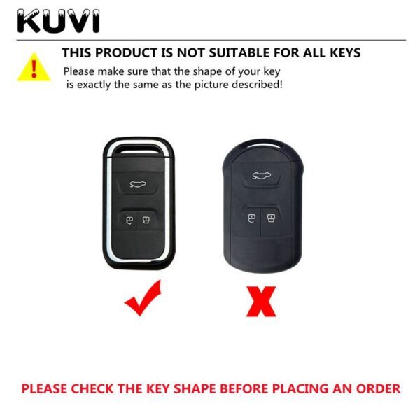 Leather Tpu Car Key Cover Case For Chery Tiggo 3 5x 4 8 Glx 7 2019 2020 Smart Remote Fob Case Holder Protect - - Racext™️ - - Racext 2