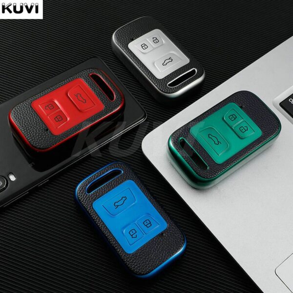 Leather Tpu Car Key Cover Case For Chery Tiggo 3 5x 4 8 Glx 7 2019 2020 Smart Remote Fob Case Holder Protect - - Racext™️ - - Racext 6