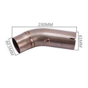 Mid Pipe For Ducati 959 Panigale Motorcycle Exhaust Pipe 61Mm Medium Slip In Original Catalyst Stainless Steel Titanium - - Racext 13