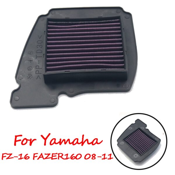 Motorcycle Air Intake Filter Cleaner High Flow Non-woven Fabric Air Filter For Yamaha FZ-16 FZ16 FAZER160 BYSON 2008-2011 - - Racext 1