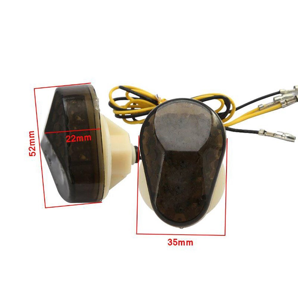 1 Pair Motorcycle Turn Signal Light Handle Bar End Indicator Blinker Handlebar L 1 Pair Motorcycle Turn Signal Light Handle Bar End Indicator Blinker Handlebar L