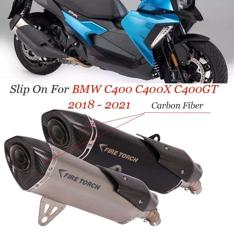 Escape de motocicleta para BMW C4 0X BMW C4 0GT Escape tubo de enlace medio modificado 1mm silenciador DB Killer