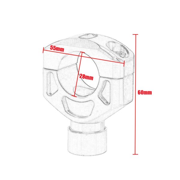 Motorcycle Handlebar Mount Clamp Riser Kit Handle Bar High Lifter For KTM Duke 390 690 LC4 Enduro Supermoto SMC Duke390 Duke690 - - Racext 2