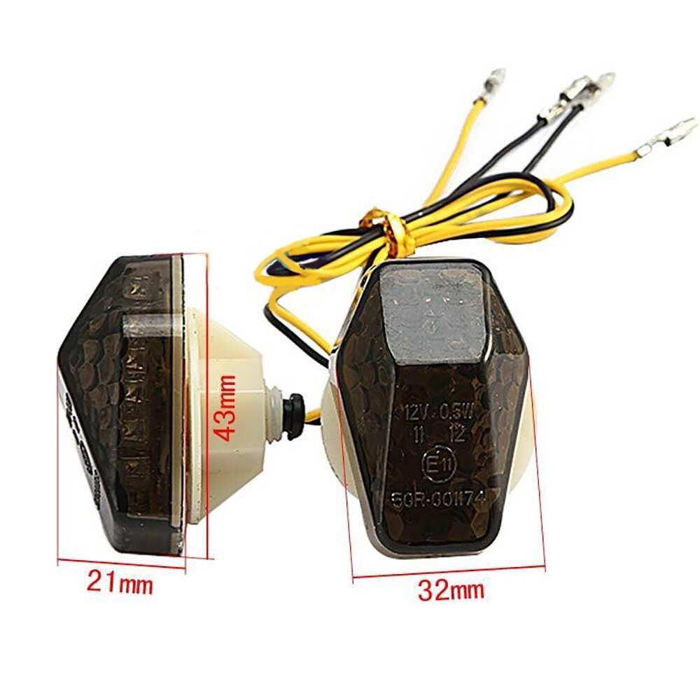 Amber LED Turn Signal Indicator Lights For Suzuki GSXR 600/1000 & Bandit 600S