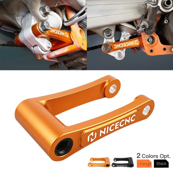 Motorcycle Lowering Link Aluminum Alloy For KTM 690 Enduro/SMC/R 2008-2018 lowering 1" 690 Enduro/SMC/R 2019-2022 lowering 1.25" - - Racext 1