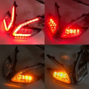 Motorcycle Rear Brake Light LED Taillight Blinker Indicator Shift Turn Signal Lights Lamp For Ducati 899 959 1199 1299 Panigale - - Racext 15