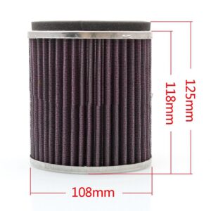 Motorcycle Replacement Air Intake Filter Cleaner High Flow Non-woven Fabric Air Filter For SYM SB300 SB 300 - - Racext 7