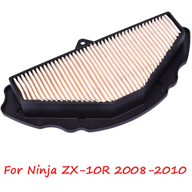 Come installare un elemento del filtro dell'aria del filtro della presa d'aria del motore di ricambio per moto per Kawasaki Ninja Zx-10r Zx10r Zx 10r 2008-2015