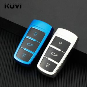Car Key Case Full Cover For Volkswagen Vw Cc Passat B6 B7 Maogotan R36b5b7l Start System Styling Tpu - - Racext™️ - - Racext 9