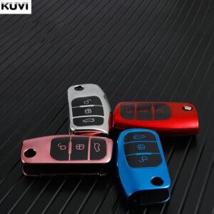 Tpu Car Flip Key Case Cover Shell Fob For Ford Focus 2 Mk2 Fiesta Mondeo Galaxy Falcon Territory Ecosport - - Racext™️ - - Racext 9