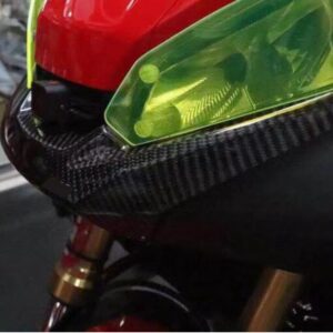 Real Carbon Fiber For Honda X-ADV 750 XADV750 Front Wheel Hugger Fender Cover Beak Nose Fairing Cone Extension Cowl - - Racext 7