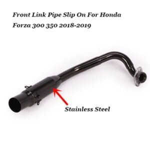 Slip On For Honda FORZA 300 forza300 350 2018 2019 Motorcycle Exhaust Escape Modified Carbon Mid Link Pipe Muffler Scooter - - Racext 9