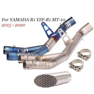 Slip On For Yamaha YZF R1 MT-10 MT10 FZ-10 2015 - 2020 Motorcycle GP Exhaust Pipe Escape Systems Modified Stainlss Steel Muffler