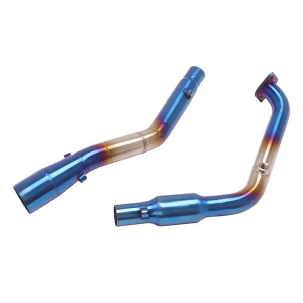 Slip On For Yamaha YZF R15 V3 MT-15 2020 2021 Motorcycle Exhaust System Escape Modified Front Link Pipe With Catalyst Connection - - Racext 2