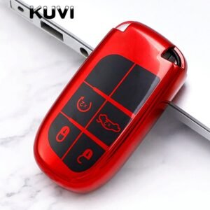 Soft Tpu Car Remote Key Cover Case Fob For Dodge Ram 1500 Journey Charger Dart Challenger Durango - For Fiat Jeep Key Ring Shell - Racext™️ 10 - Racext Soft Tpu Car Remote Key Cover Case Fob For Dodge Ram 1500 Journey Charger Dart Challenger Durango - For Fiat Jeep Key Ring Shell - Racext™️ - - Racext 9