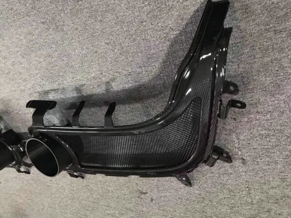 for Ferrari 488 GTB CP Type exhaust surround dry carbon pipe heat shield trim - - Racext 6