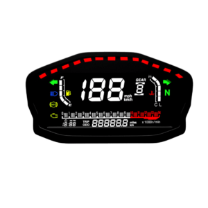  Speedometer Digital Odometer LED LCD for D.R.R. Moped - - Racext 18