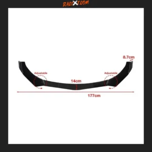 ABS Front Bumper Separator For saab 9-3 1.8 2.0 Turbo Benzina [Body Kit Duck Lip Splitter ] - - Racext 11