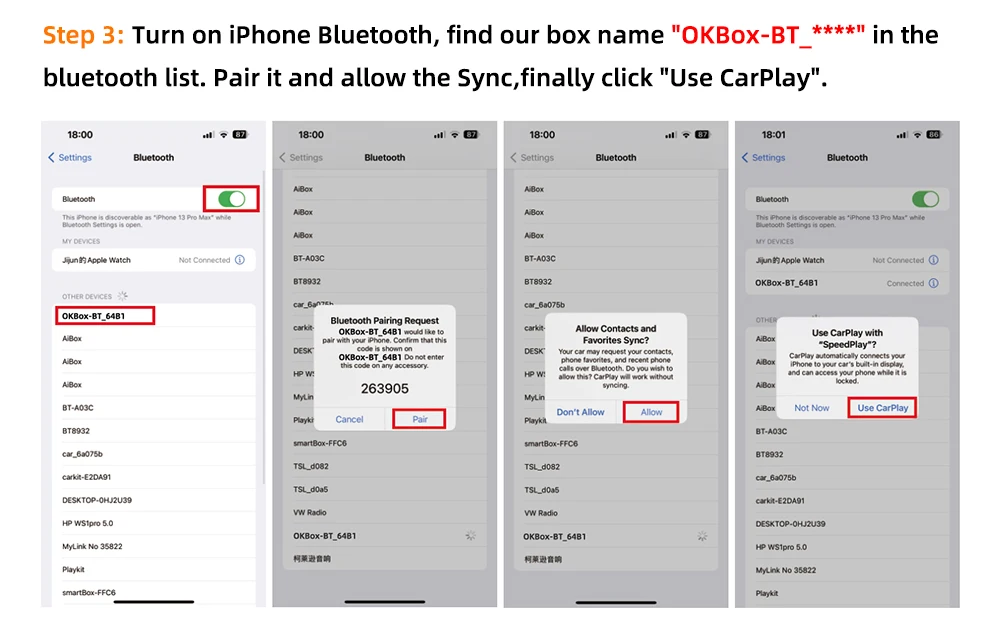 Streamxt User Guide for CP-CP, AA-AA (Wired CarPlay to Wireless CarPlay, Wired Android Auto to Wireless Android Auto) Box - Car Magazine - Racext 7