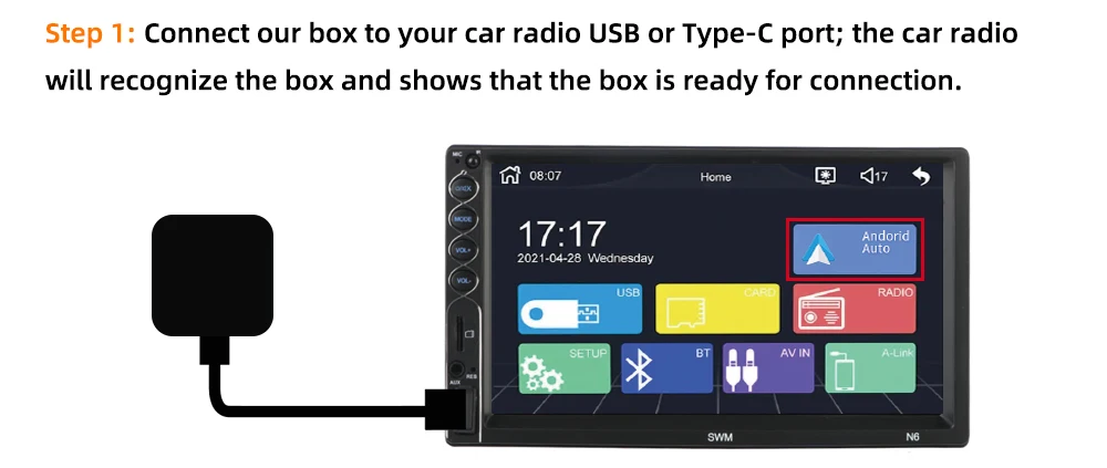 Streamxt User Guide for CP-CP, AA-AA (Wired CarPlay to Wireless CarPlay, Wired Android Auto to Wireless Android Auto) Box - Car Magazine - Racext 1