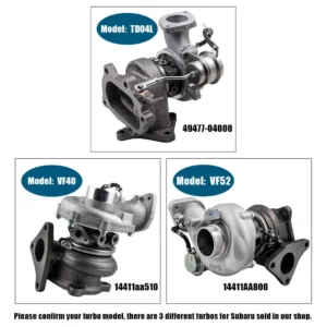 Turbocompressore per Subaru Impreza Wrx Sti Gdb 2.5L Ej257 Vf52 Turbina 14411AA760 14411AA800 14411-AA800 - - Racext 15