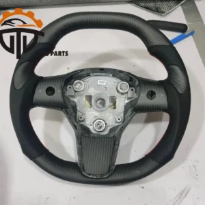 matt carbon fiber steering wheel for Tesla Model 3 9 - Racext matt carbon fiber steering wheel for Tesla Model 3 - - Racext 8
