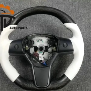 matt carbon fiber steering wheel for Tesla Model 3 7 - Racext matt carbon fiber steering wheel for Tesla Model 3 - - Racext 6