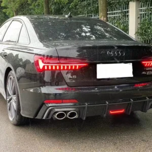 Pro Audi A6 S Line / S6 C8 2019 2020 2021 2022 Zadní spoiler z uhlíkových vláken - - Racext 9
