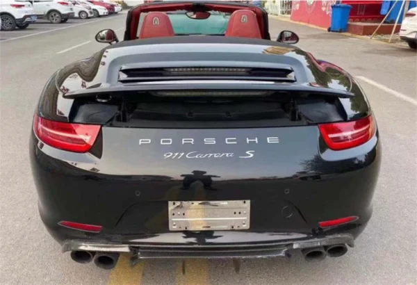 Per Porsche 911 991 2012 2013 2014 2015 Spoiler in vera fibra di carbonio di alta qualità - - Racext 5