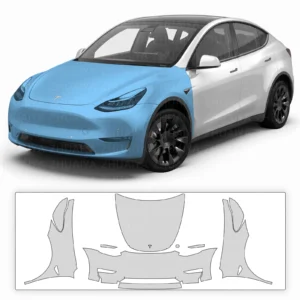 ZHUAIYA Pre Cut 8mil Car Paint Protection Film Clear Bra PPF Decal Kit for Tesla Model 3 Y 2020 2021 2022 2023