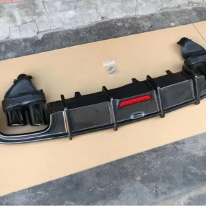 Pro Audi A6 S Line / S6 C8 2019 2020 2021 2022 Zadní spoiler z uhlíkových vláken - - Racext 5
